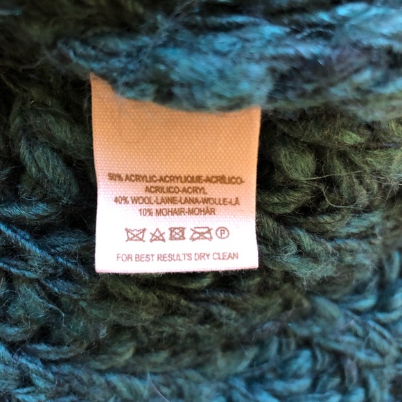 Free People chunky green sweater size extra small - Picture 5 of 7